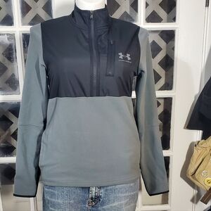 Under Armour Black and Gray Pullover